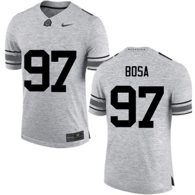 NCAA Ohio State Buckeyes Men's #97 Joey Bosa Gray Nike Football College Jersey DJR3845ZL